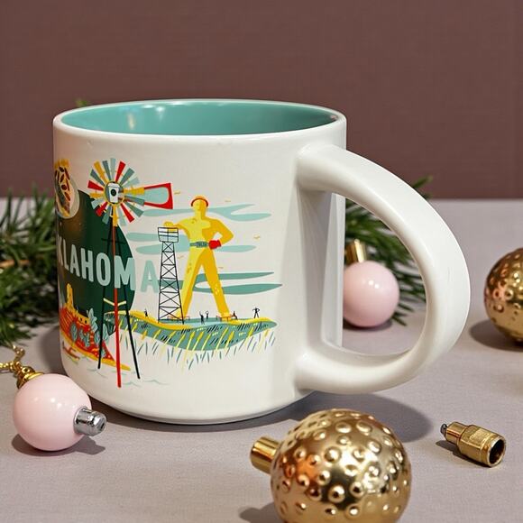 Starbucks Oklahoma Discovery Series Mug 14 oz | 2024 City Coffee Cup | Collector - Picture 2 of 7